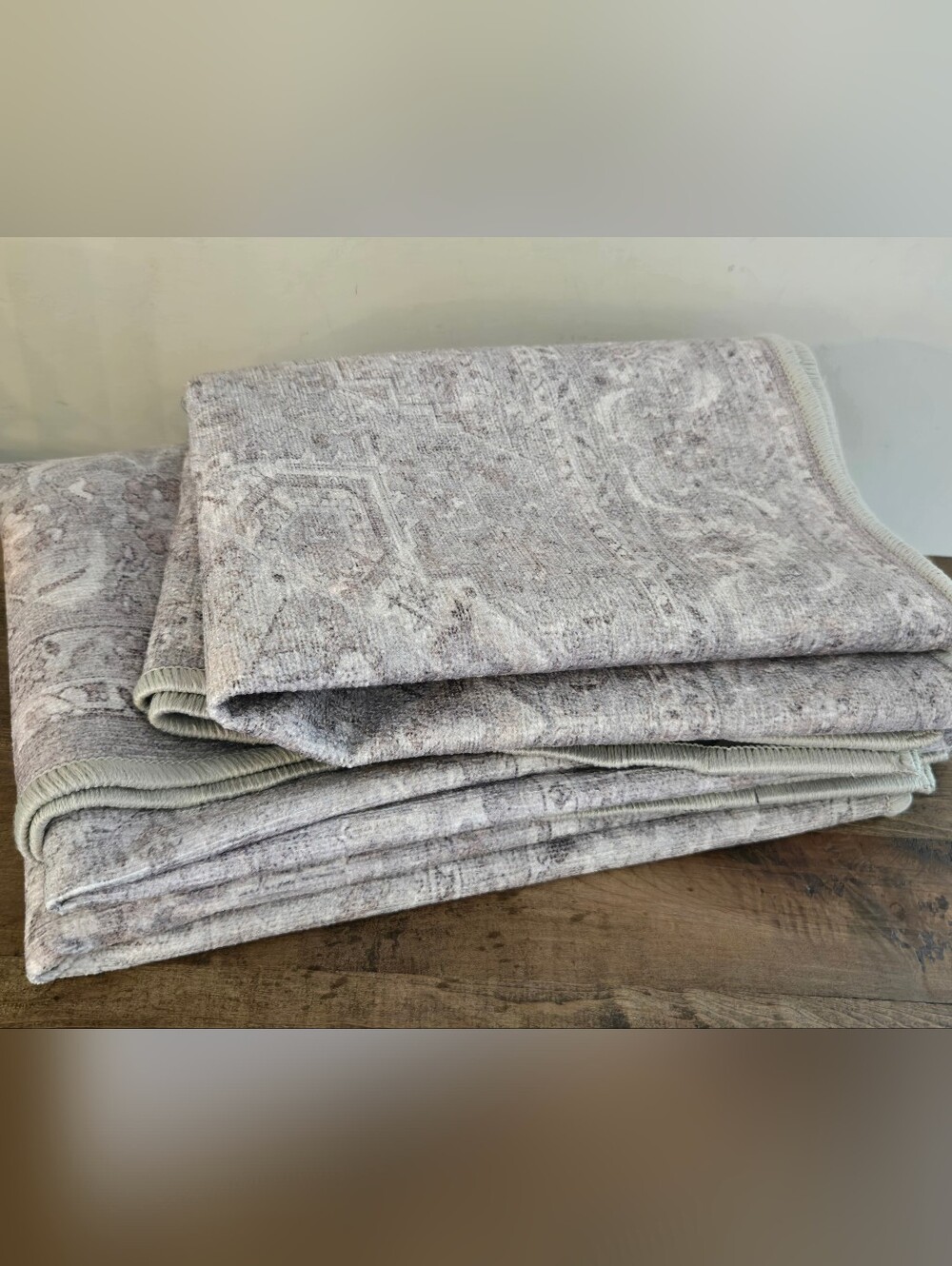 (Set Of 2) Ruggable Washable Area Rug Ans Runner